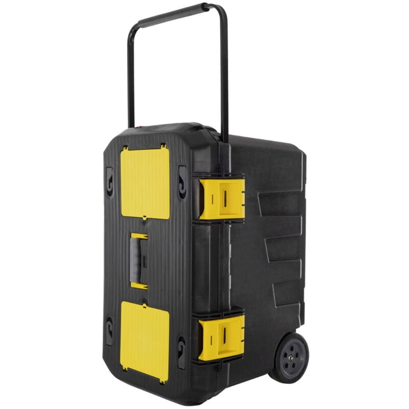 foto del prodotto baule trolley grande a due ruote porta sella e porta oggetti 750x487x493