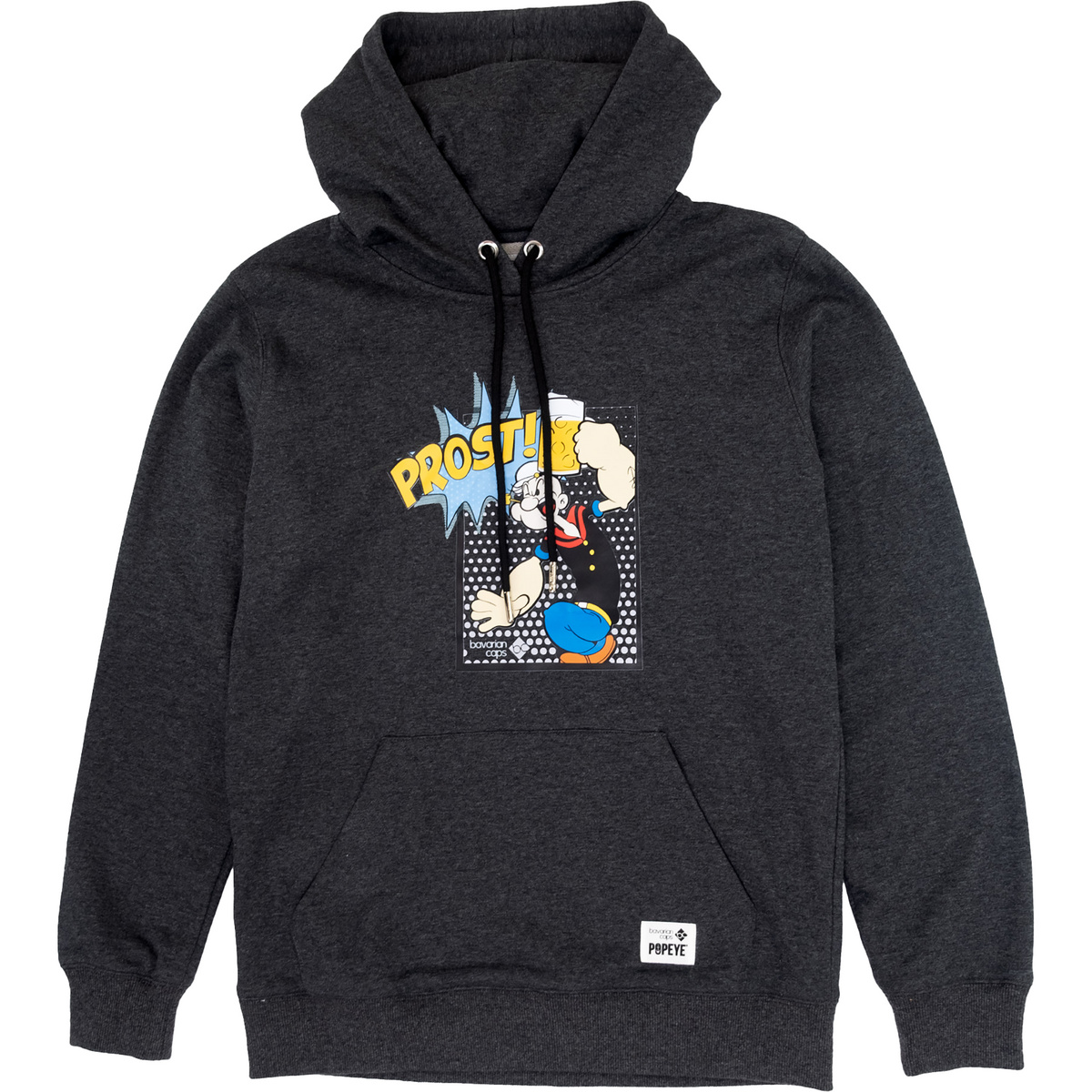 foto del prodotto bavarian caps uomo felpa con cappuccio popeye