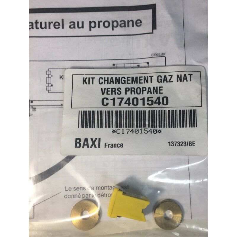 foto del prodotto baxi c17401540 kit di conversione da gas naturale a propano