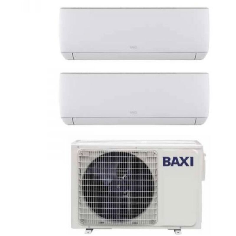 foto del prodotto baxi climatizzatore condizionatore dual split inverter serie astra 12 12 con lsgt50 2m r 32 wi fi optional 12000 12000 novit 