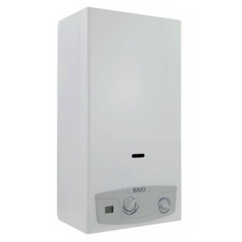 foto del prodotto baxi scaldabagno a camera aperta acquaprojet blue 11i gl gpl low nox a7698571 a tiraggio naturale