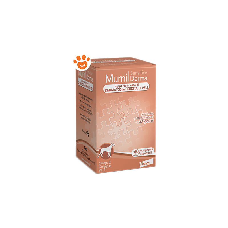 foto del prodotto bayer elanco murnil sensitive derma tabs elanco murnil sensitive derma tabs confezione da 40 compresse
