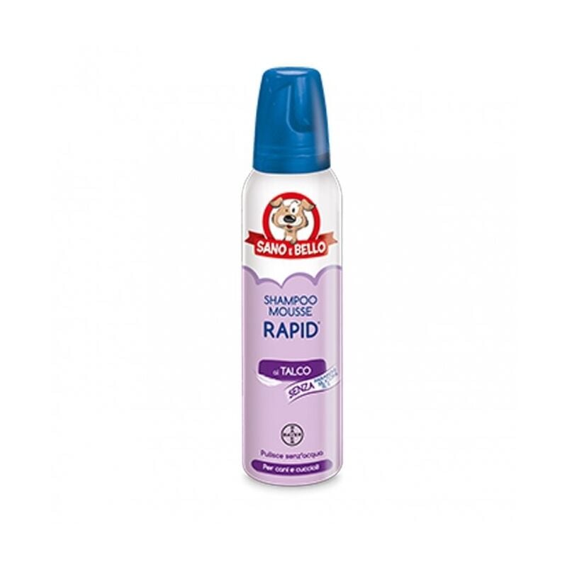 foto del prodotto bayer elanco shampoo mousse cani e cuccioli elanco shampoo mousse cani e cuccioli rapid al muschio bianco 300 ml