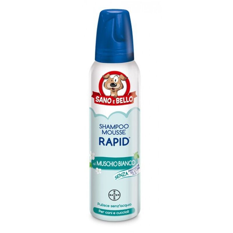 foto del prodotto bayer elanco shampoo mousse cani e cuccioli elanco shampoo mousse cani e cuccioli shampoo mousse con pappa reale 300 ml