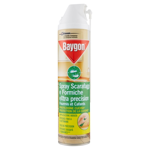 foto del prodotto baygon scarafaggi e formiche extra precision protezione cucina insetticida 400 ml