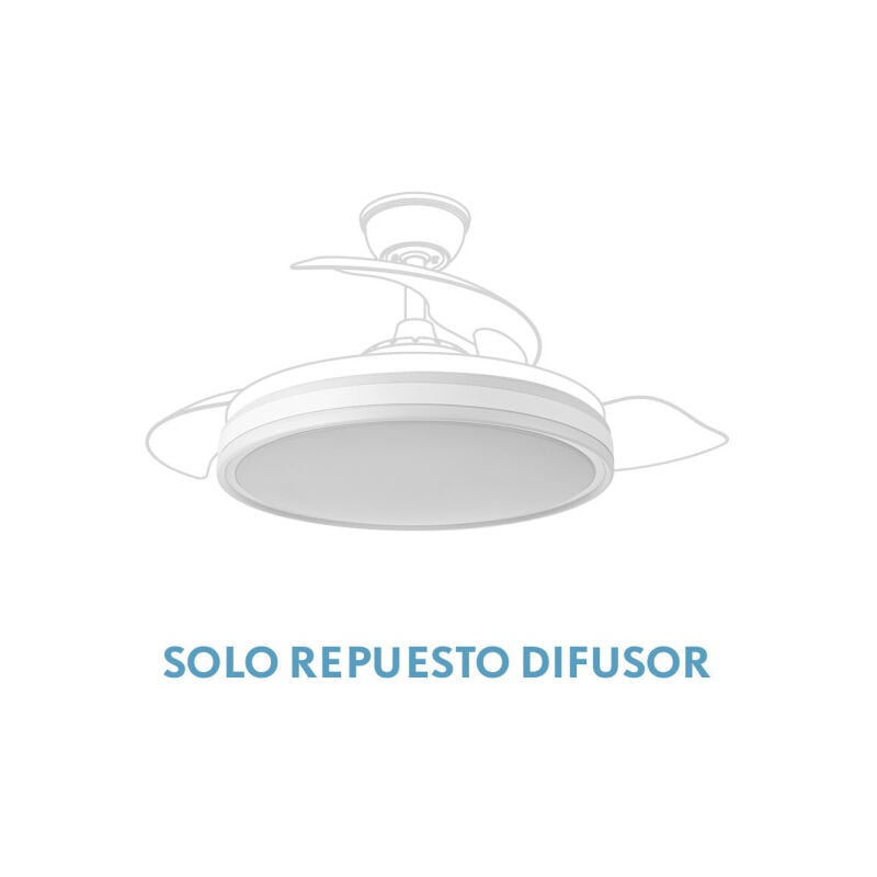 foto del prodotto bayomo ventilatore diffusore grande 108d bianco