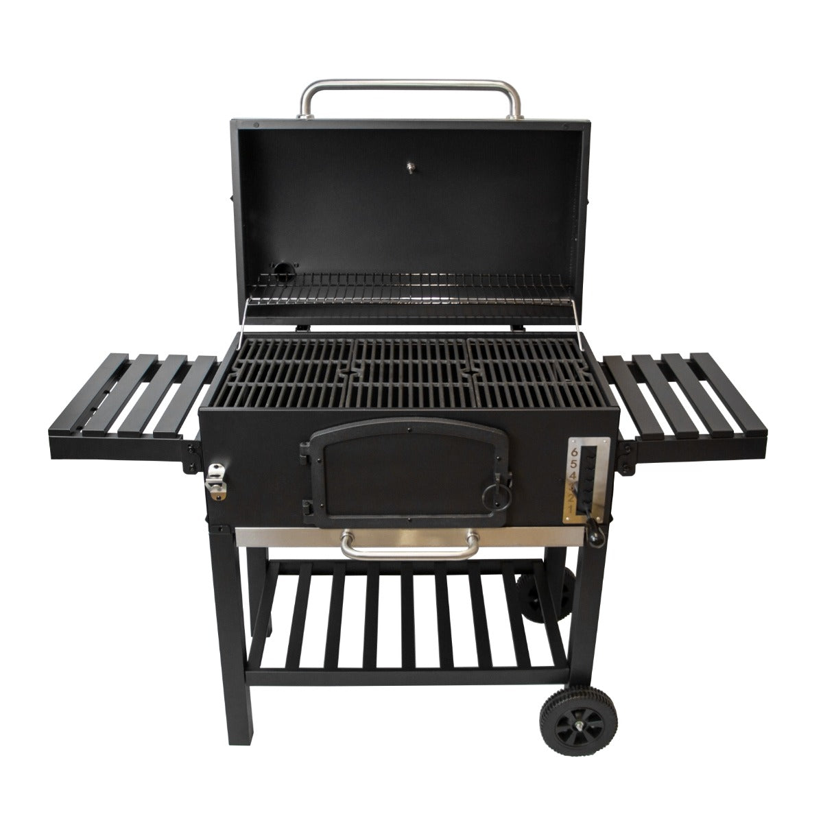 foto del prodotto bbq barbecue affumicatore grill griglia xxl a carbone carbonella con ripiano