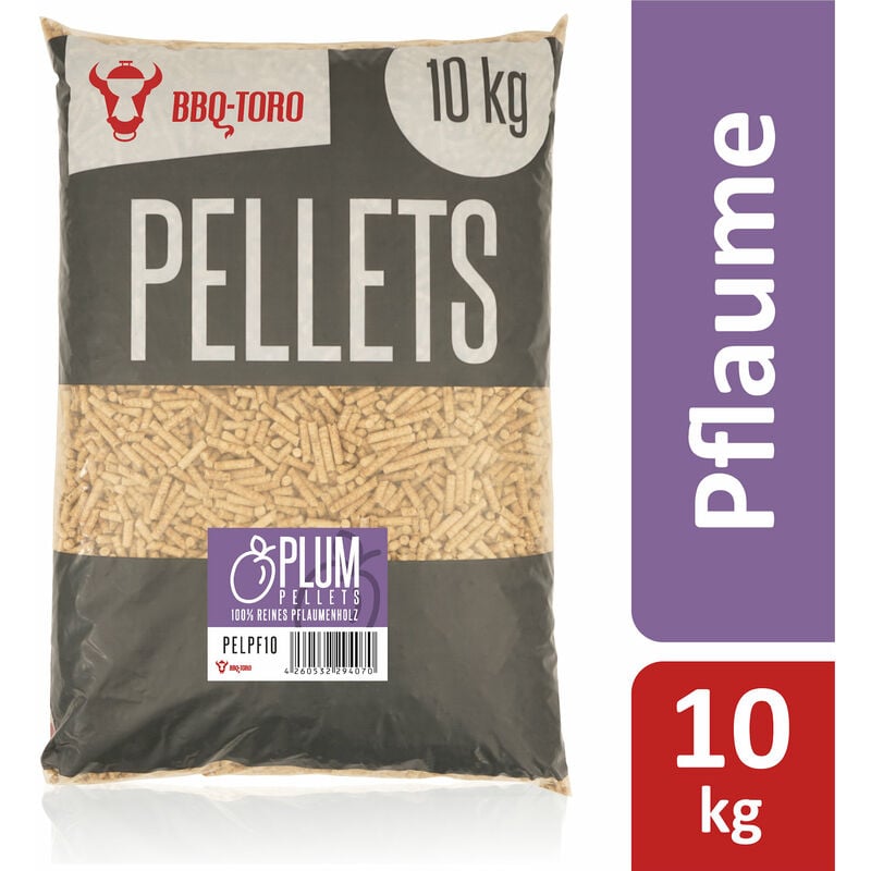 foto del prodotto bbq toro 10 kg pellet di prugne al 100 di legno di prugna pellet di prugne