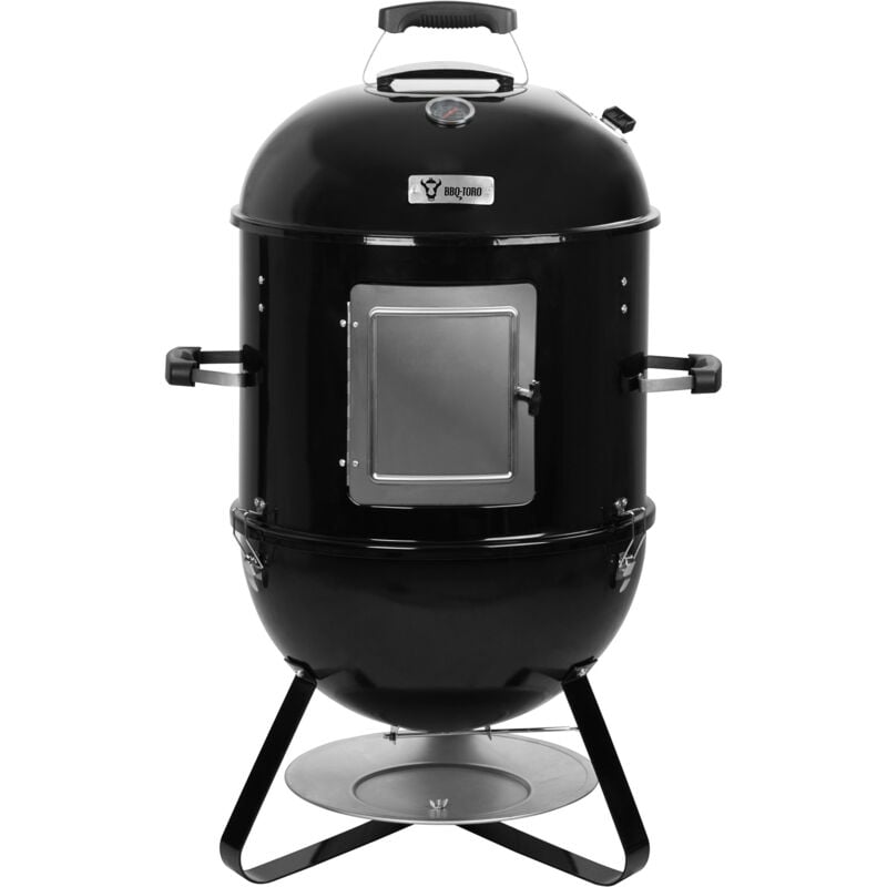 foto del prodotto bbq toro 3 in 1, affumicatore 3in1, griglia a sfera e ciotola per il fuoco, con termometro