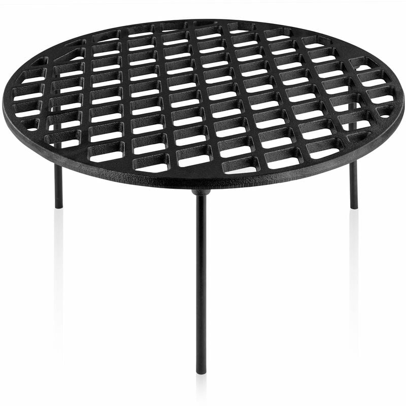 foto del prodotto bbq toro griglia in ghisa 40 cm con 3 gambe, sottopentola per forno olandese, accessori per griglia, treppiede