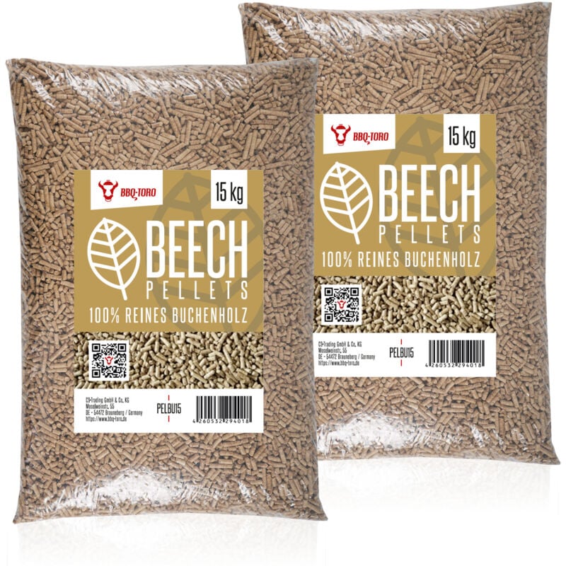 foto del prodotto bbq toro pellet di faggio per grigliare 100 legno di faggio 30 kg pellet di faggio per barbecue