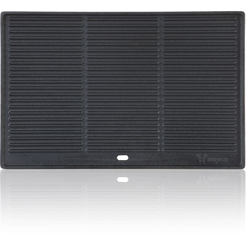 foto del prodotto bbq toro piastra in ghisa 48 x 31,5 cm, piastra reversibile pre seasoned, padella per grigliare, bbq plancha