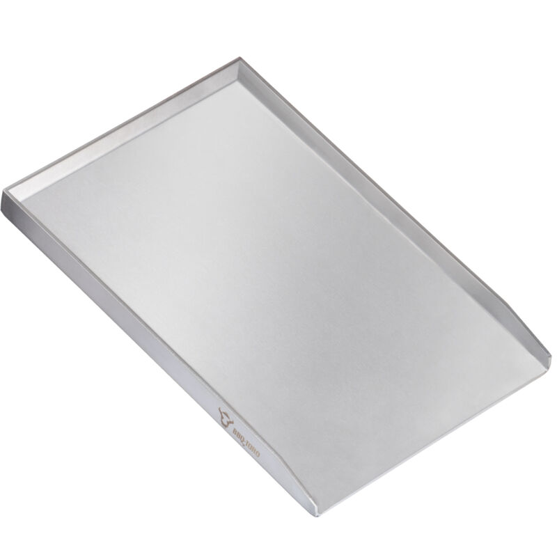 foto del prodotto bbq toro piastra per grigliare in acciaio inox 34 x 48 cm, plancha bbq smaltata, padella per grigliare, vassoio per grigliare