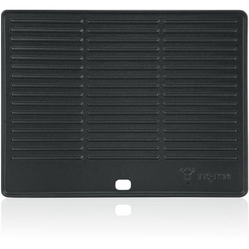 foto del prodotto bbq toro piastra per grigliare in ghisa 41,5 x 27,5 cm piastra reversibile, stagionata