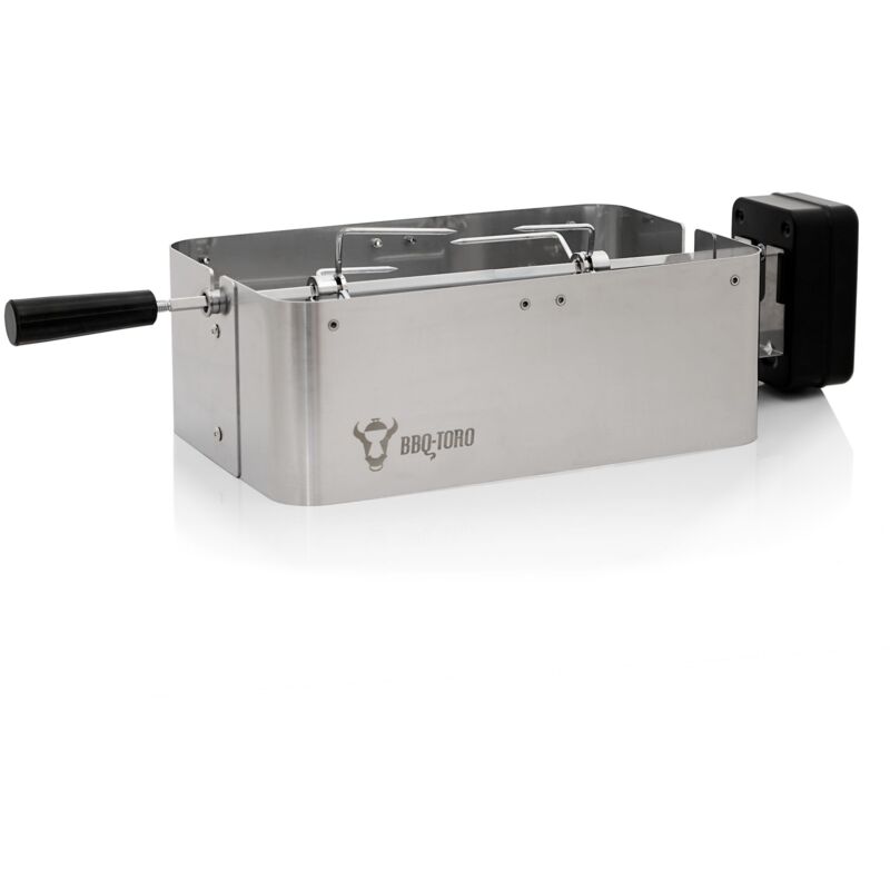 foto del prodotto bbq toro set girarrosto e griglia per weber go anywhere a carbone e a gas set da griglia, spiedo