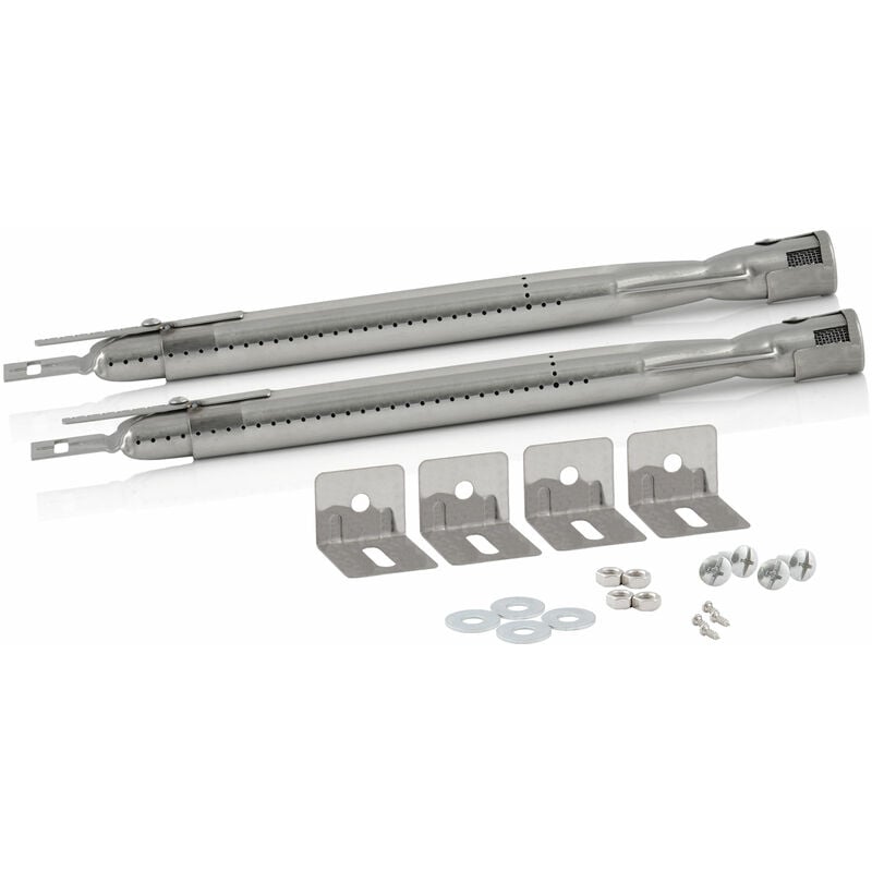 foto del prodotto bbq toro set universale di bruciatori in acciaio inox 2 pezzi bruciatore di ricambio per barbecue a gas