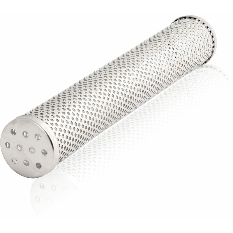 foto del prodotto bbq toro tubo per affumicatore in acciaio inox per grill a gas, grill a carbonella tubo per affumicatore