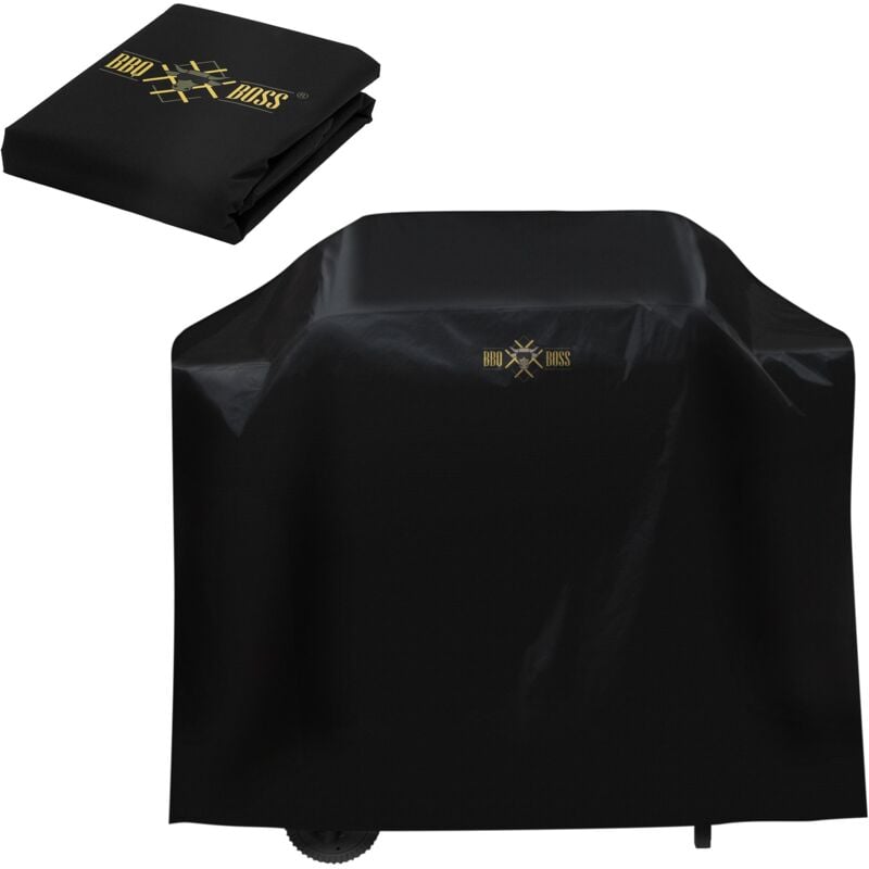 foto del prodotto bbqboss telo di copertura per barbecue premium taglia xl 163 x 61 x 122 cm telone protettivo in tessuto oxford impermeabile resistente agli strappi da esterno giardino resistente alle intemperie