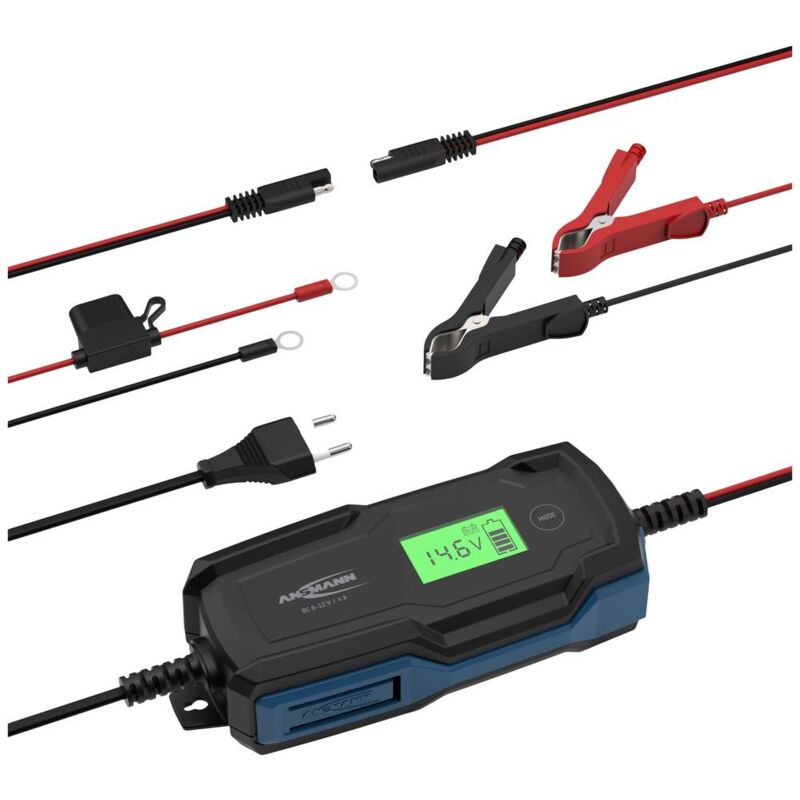 foto del prodotto bc 6-12v / 4 a 1001-0144 caricatore, caricabatterie da officina, monitoraggio batteria, tester batteria per aut - ansmann