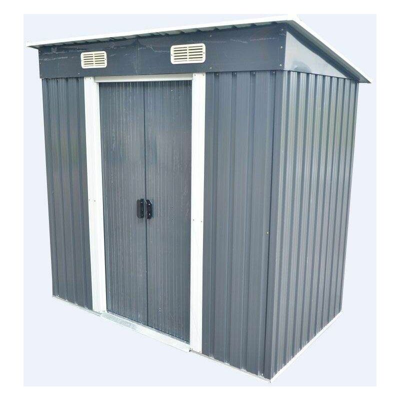 foto del prodotto bc elec 5662 0503 rifugio giardino in metallo 121 x 194 x 181cm