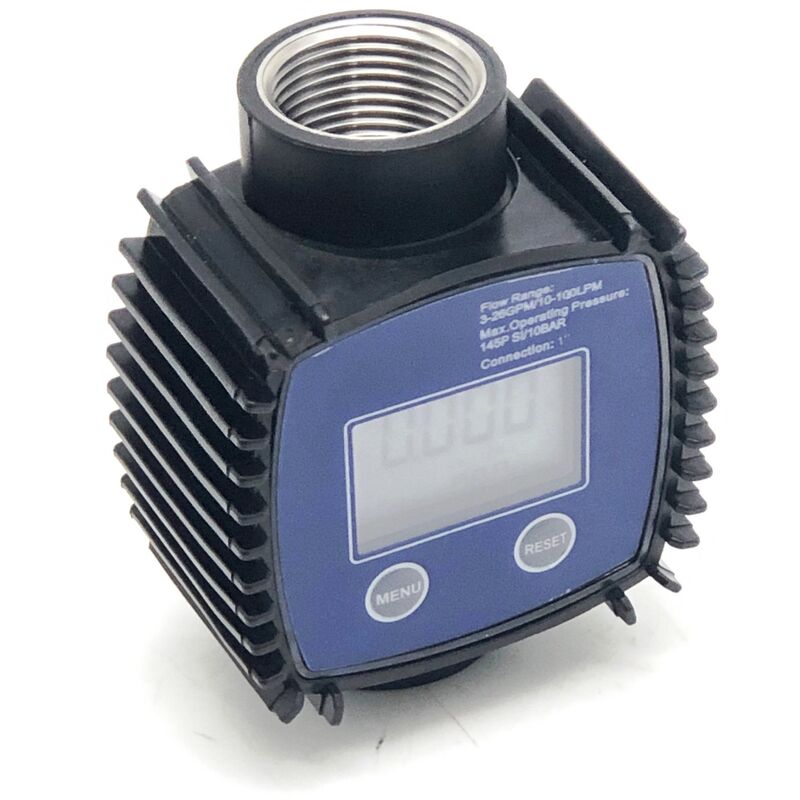 foto del prodotto bc elec nefwm 01 flussometro digitale per pompa di trasferimento fluido diesel, cherosene, acqua, adblue 10 100 l min, 1 , misuratore di acqua e