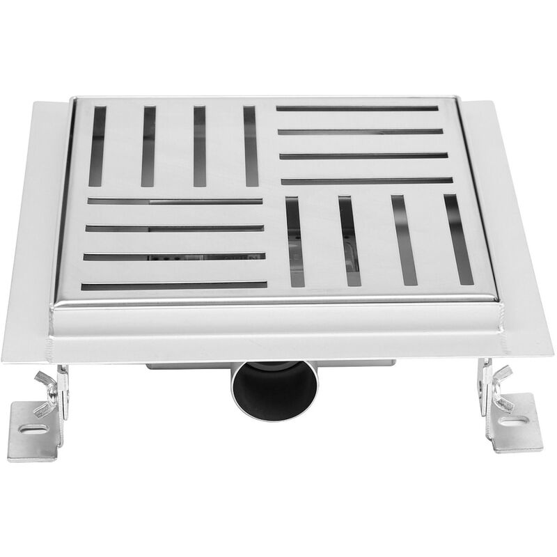 foto del prodotto bc elec q05 15 piatto doccia in acciaio inox 15cm, piatto doccia, altezza regolabile 63 83mm