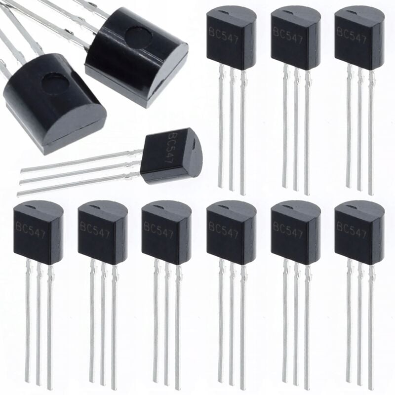 foto del prodotto bc547 transistor bipolare npn arduino 10 pz