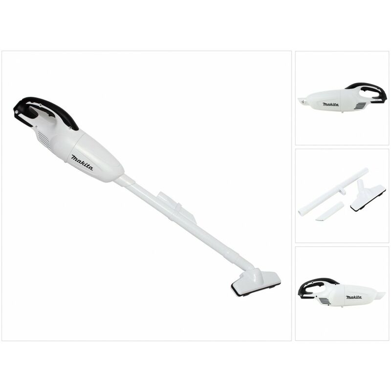 foto del prodotto bcl 180 zw aspirapolvere a batteria 18v bianco senza batterie, senza caricabatterie makita