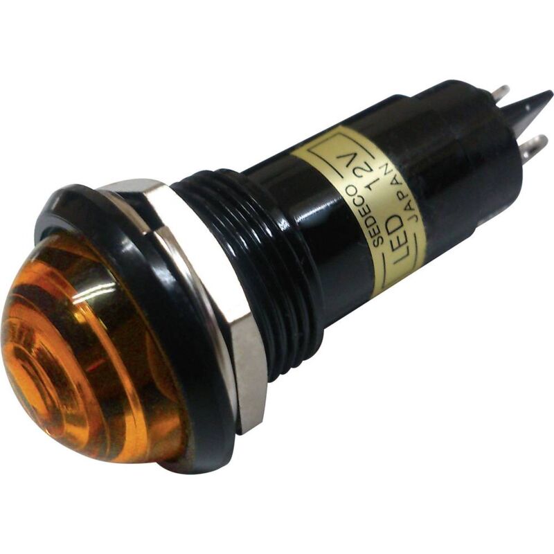 foto del prodotto bd 1601 luce di segnalazione a led arancione 12 v dc sedeco