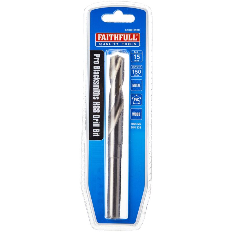 foto del prodotto bd15pro m2 punta professionale per trapano hss blacksmiths faithfull