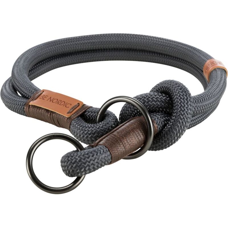 foto del prodotto be nordic collare semistrangolo xs s 30cm diametro 6mm petrolio grigio chiaro