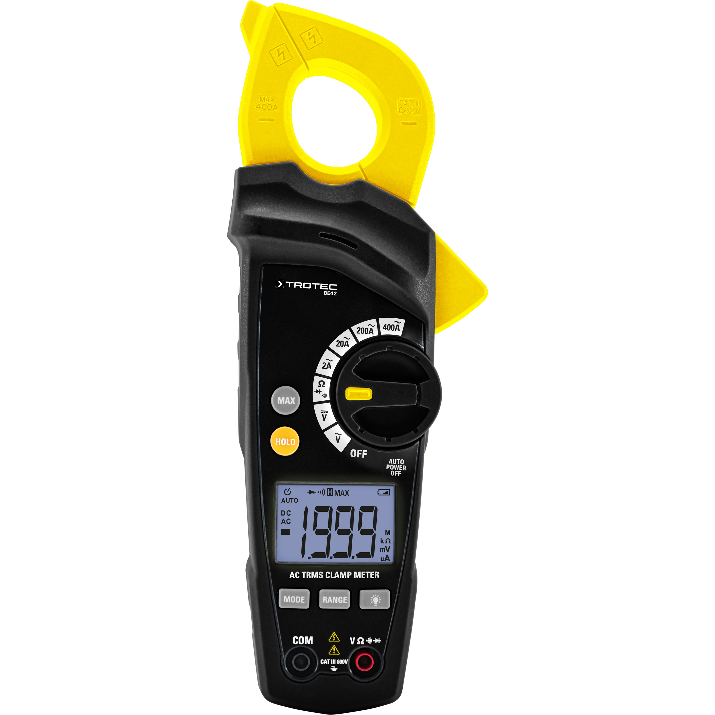 foto del prodotto be42 pinza amperometrica a vero rms