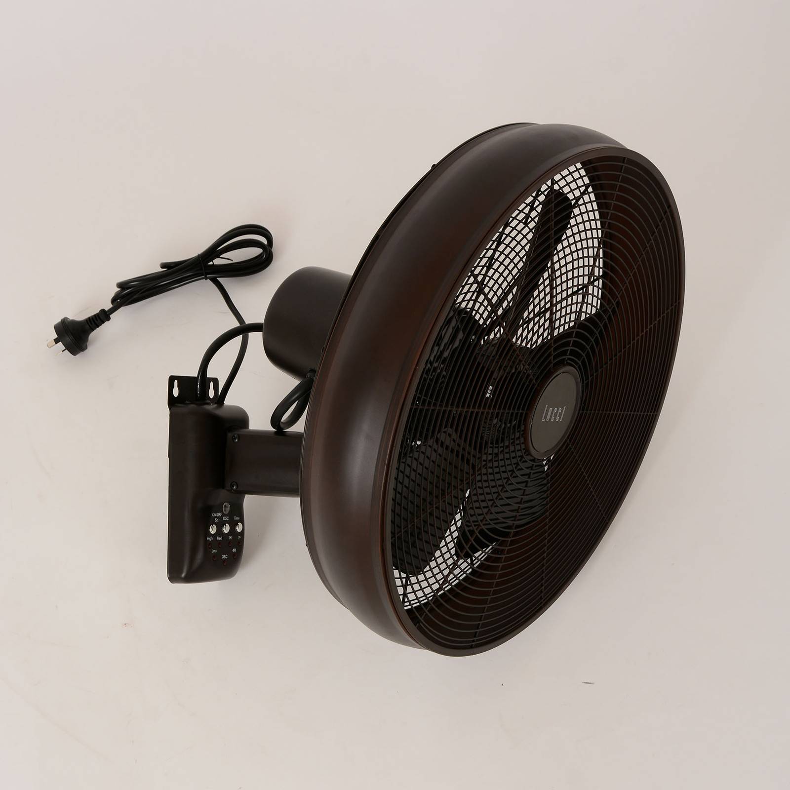 foto del prodotto beacon lighting ventilatore da parete beacon breeze, nero, 41 cm, silenzioso