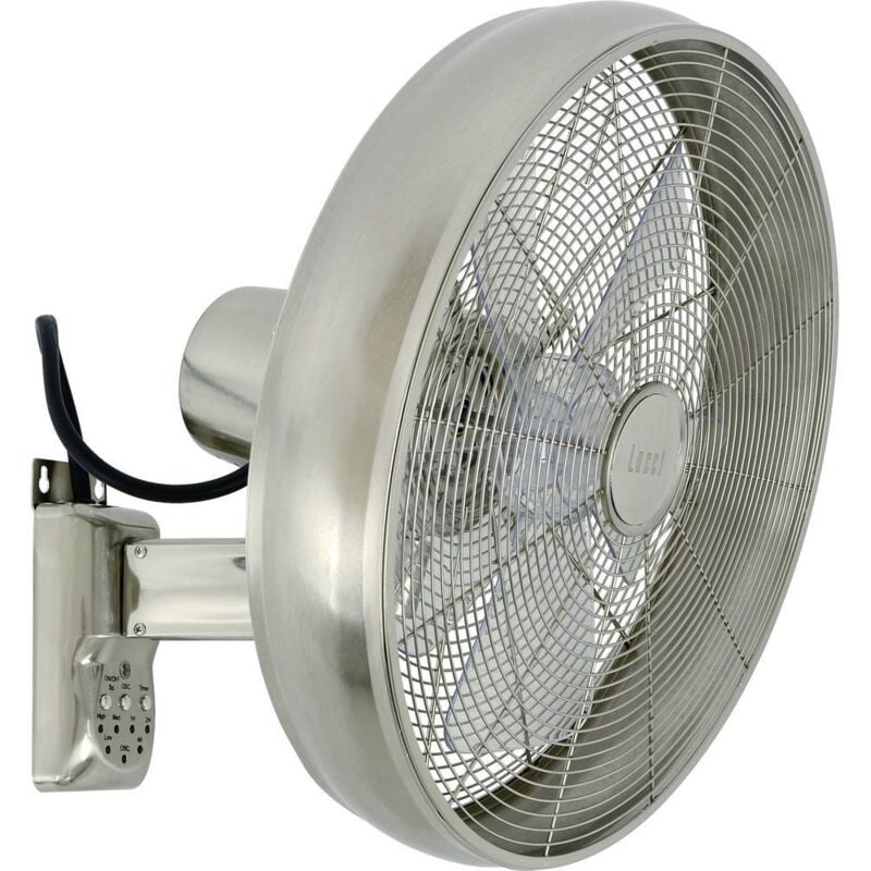 foto del prodotto beacon lucci air bc ventilatore a muro 50 w 410 mm cromo orientabile