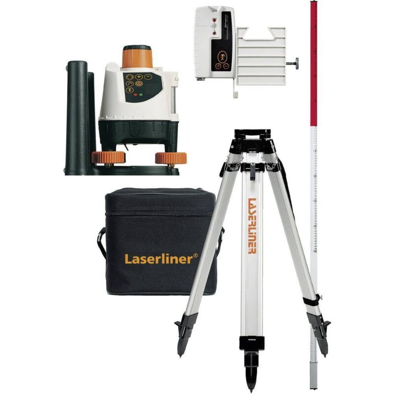 foto del prodotto beamcontrol master 120 laser rotante incl. treppiede raggio di azione max. 120 m laserliner
