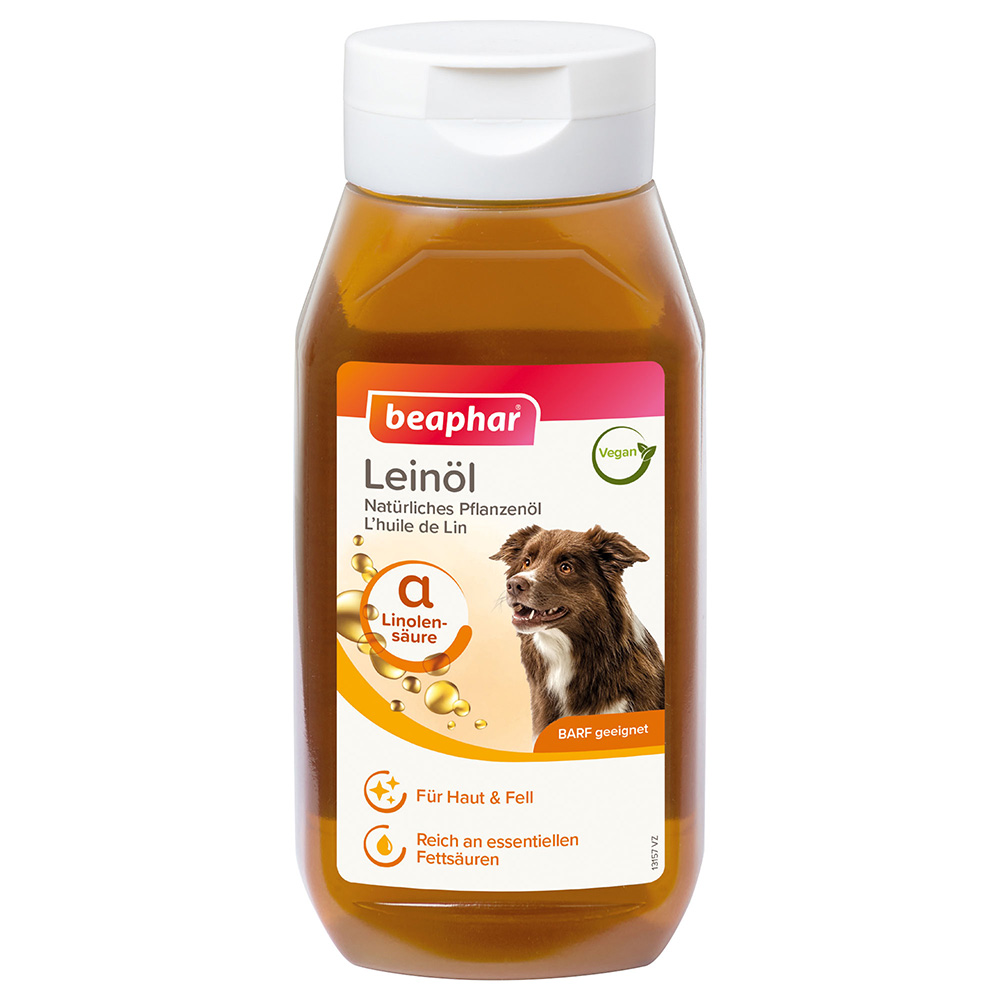 foto del prodotto beaphar olio di semi di lino 430 ml