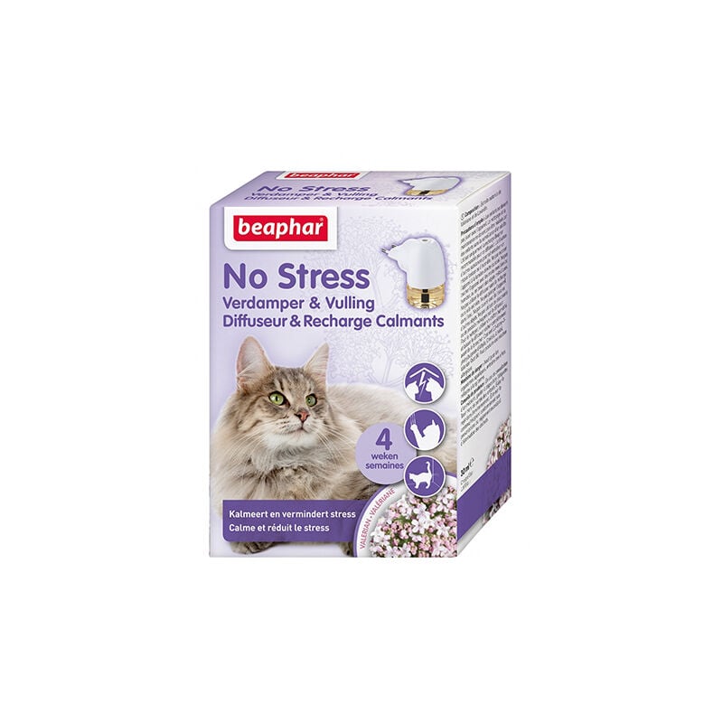 foto del prodotto beaphar senza stress gatto, pacchetto diffusore sostituzione 30 ml