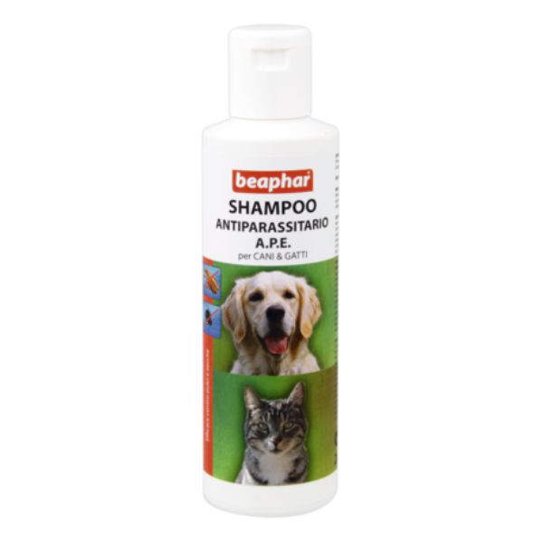 foto del prodotto beaphar shampoo antiparassitario 200 ml antiparassitario per gatti 1 ordine scegli lo sconto bzr5 bzr20 200 punti fedelt 