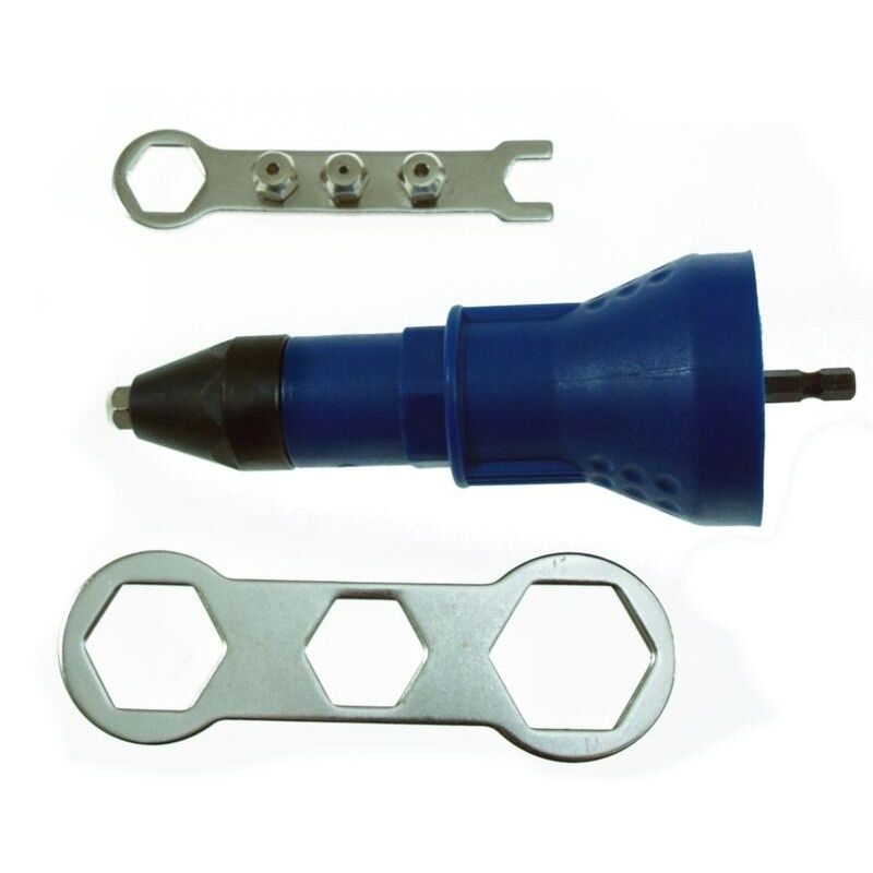 foto del prodotto beast 183010 adattatore rivettatore d. 2.4, 3.2, 4.0 e 4,8 mm per avvitatore 1 4 6,35 mm 