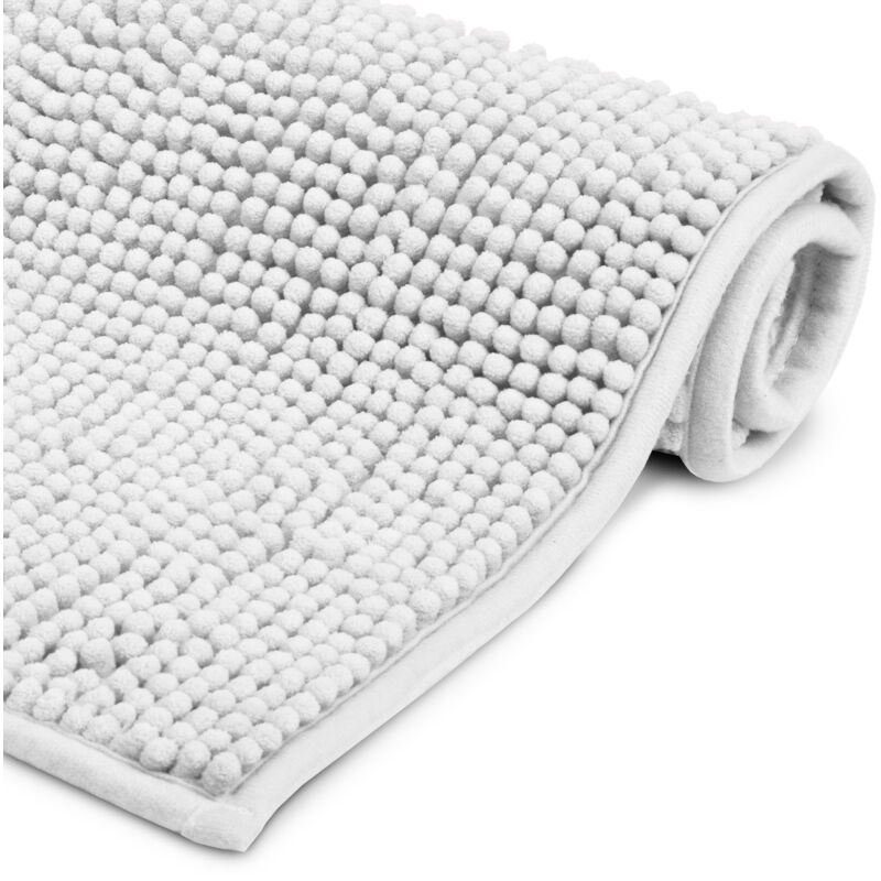 foto del prodotto beaumare wr tappetino da bagno antiscivolo 80x50cm bianco beautissu
