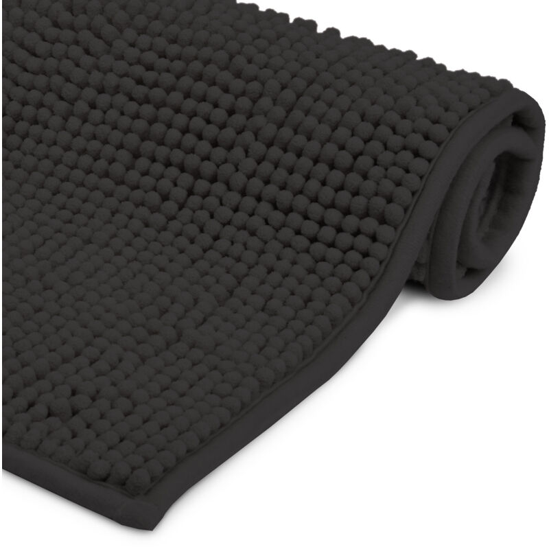 foto del prodotto beaumare wr tappetino da bagno antiscivolo 80x50cm nero beautissu