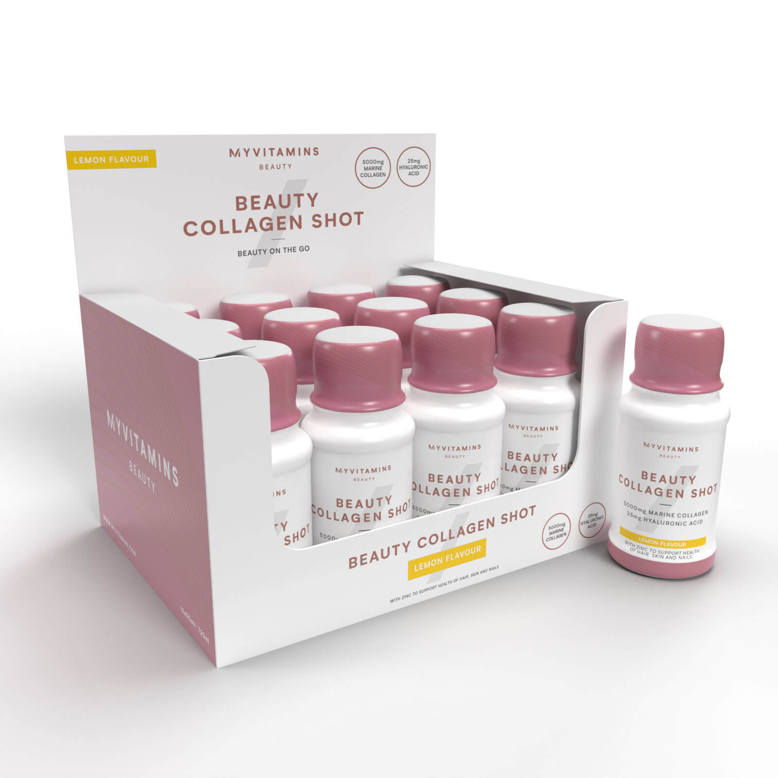 foto del prodotto beauty shot di collagene ananas e cocco