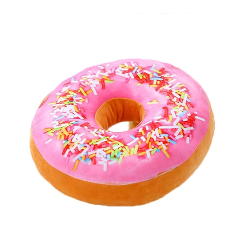 foto del prodotto bebusingoto 1 cuscino decorativo a forma di ciambella, per sedia, peluche, 40 cm