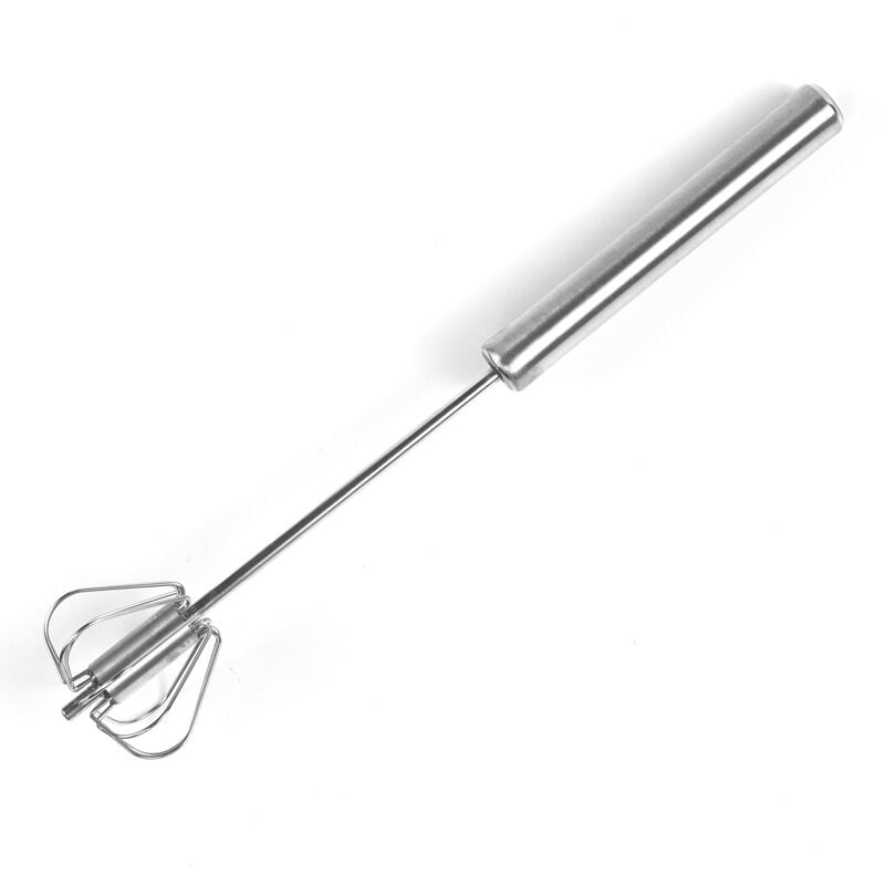 foto del prodotto bebusingoto 1 frusta in acciaio inox, frusta manuale da cucina, mixer rotante, frusta per uova, 30 cm