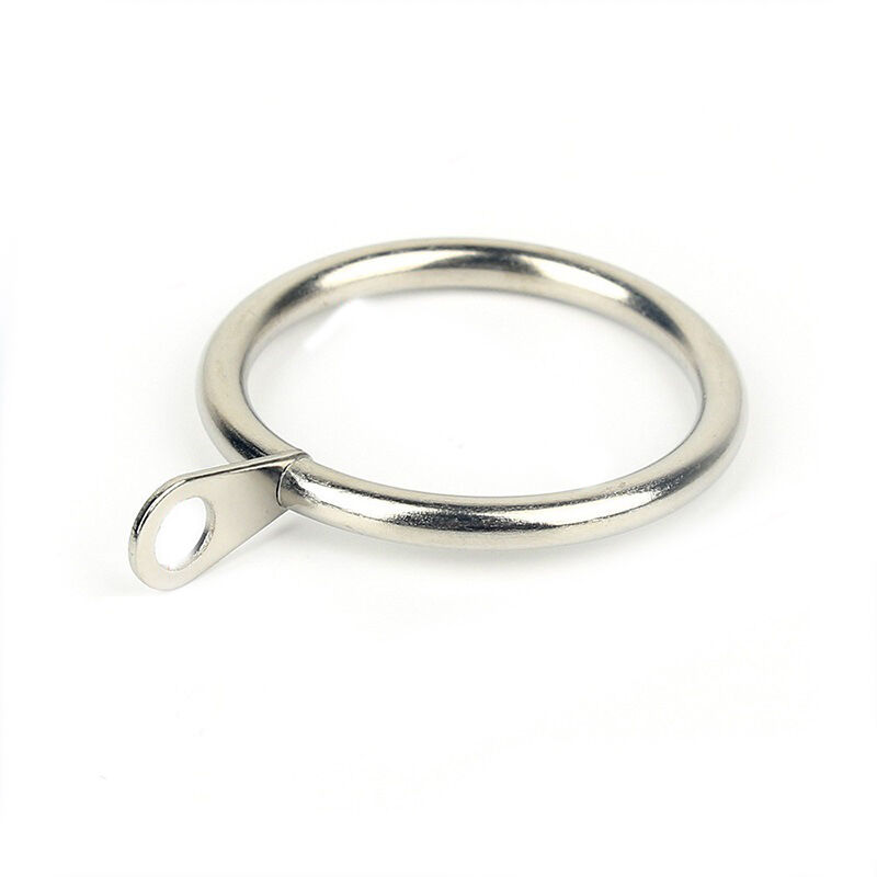 foto del prodotto bebusingoto 10 anelli per tende, ganci per tende in metallo per aste per tende, anelli per tende da 30 mm