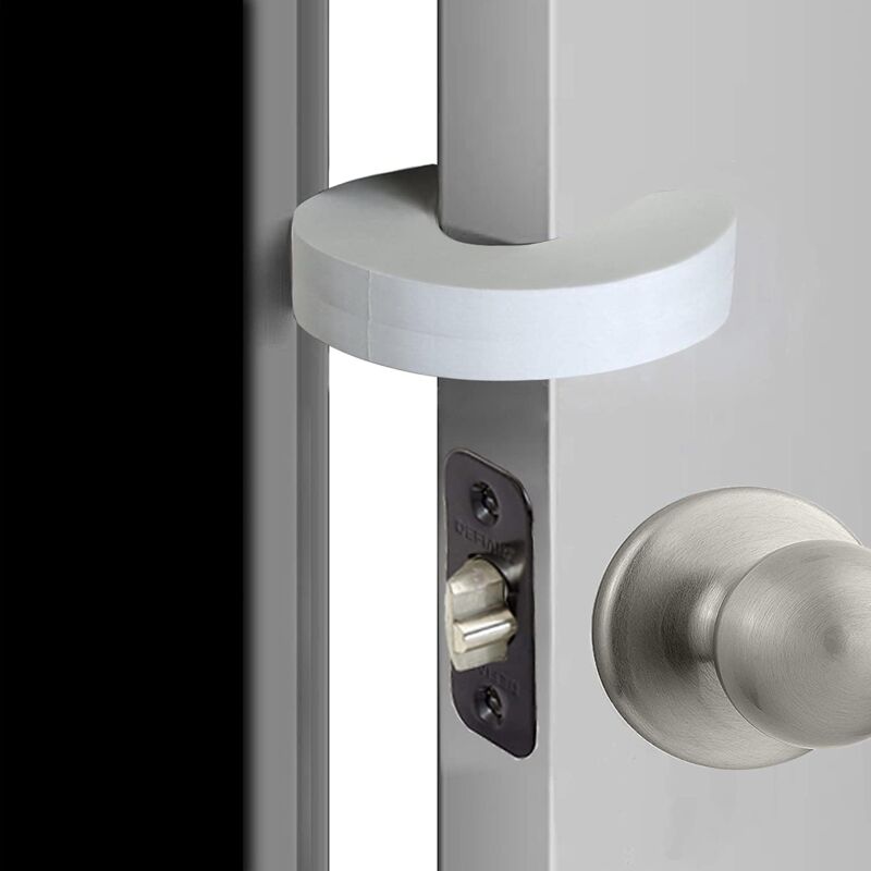 foto del prodotto bebusingoto 10 confezioni serrature per porte in schiuma ammortizzante, serrature per porte anti pizzicamento per bambini e animali domestici