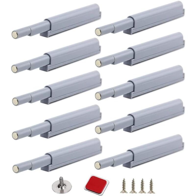foto del prodotto bebusingoto 10 pezzi chiusure magnetiche push open le chiusure magnetiche push open aprono e chiudono la porta con una semplice spinta.