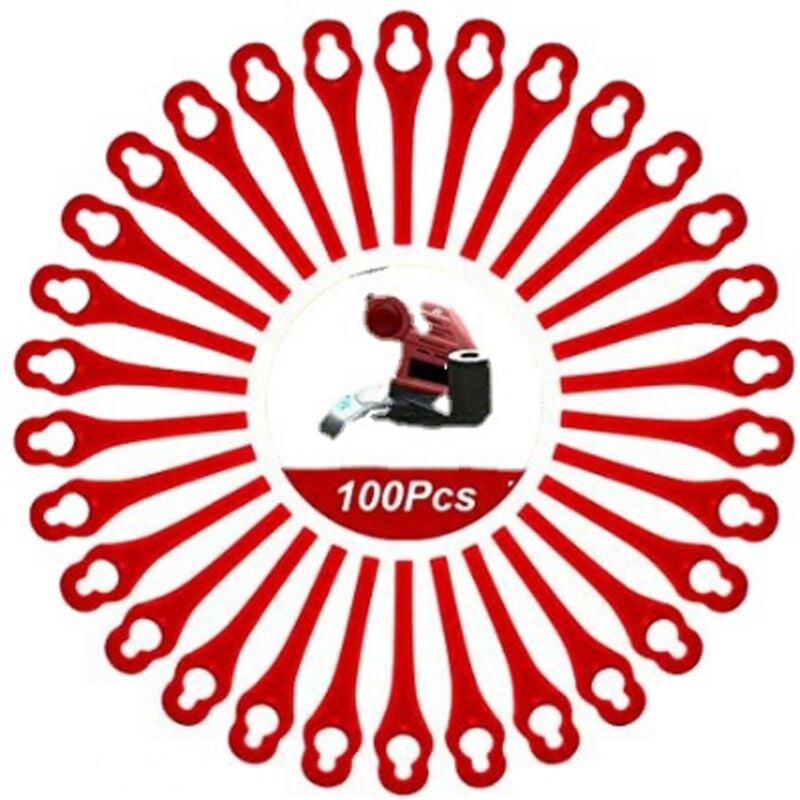 foto del prodotto bebusingoto 100 pezzi l83 lama di taglio in plastica florabest frta lama in plastica a forma di zucca