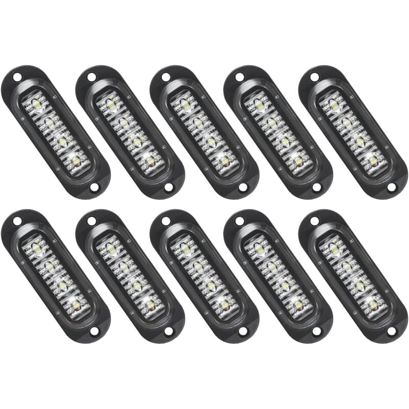 foto del prodotto bebusingoto 10x luci di posizione laterali a led 12 24v luci di ingombro a led luci di segnalazione laterali per rimorchio per camion camper roulotte