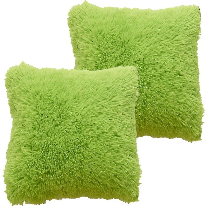 foto del prodotto bebusingoto 2 federe in peluche, morbide e confortevoli, in tinta unita, creative